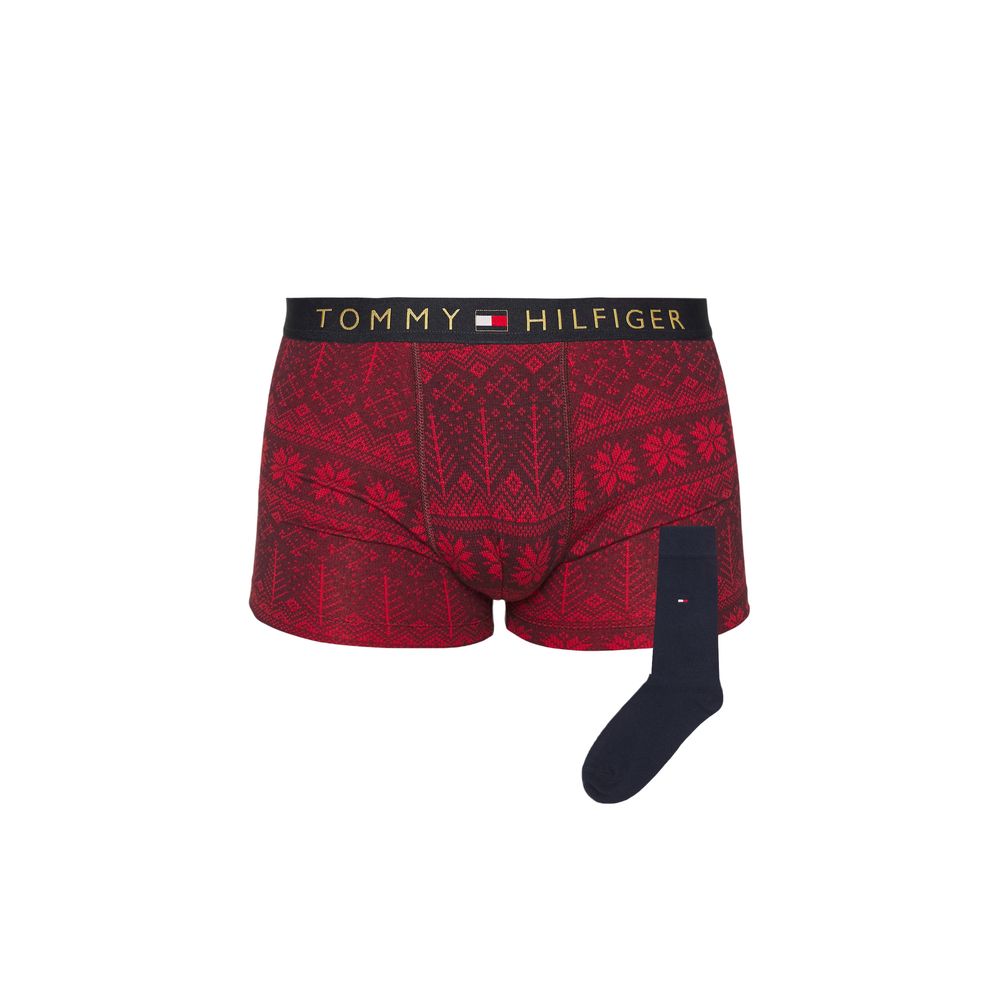 Bordeaux bomuldsboksershorts