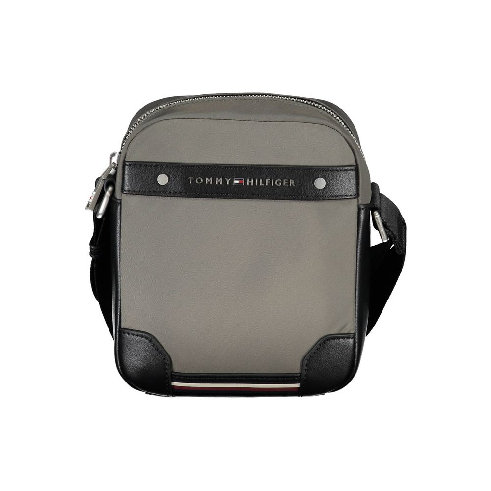 Grøn polyester crossbody-taske