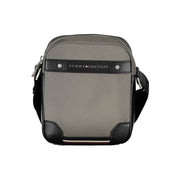 Grøn polyester crossbody-taske