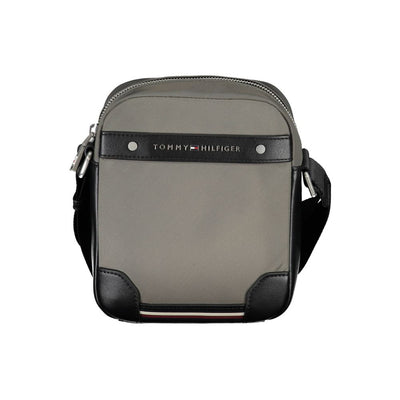 Grøn polyester crossbody-taske