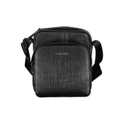 Black Polyester Men Shoulder Bag