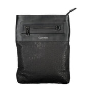 Black Polyester Men's Shoulder Bag