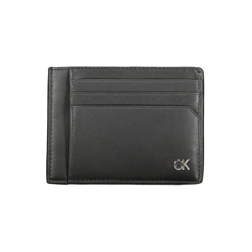 Black Leather Men Wallet
