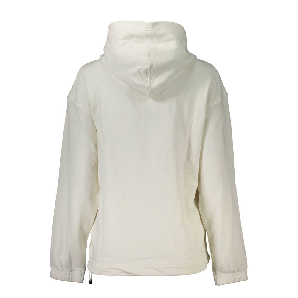 White Cotton Women's Sweatshirt