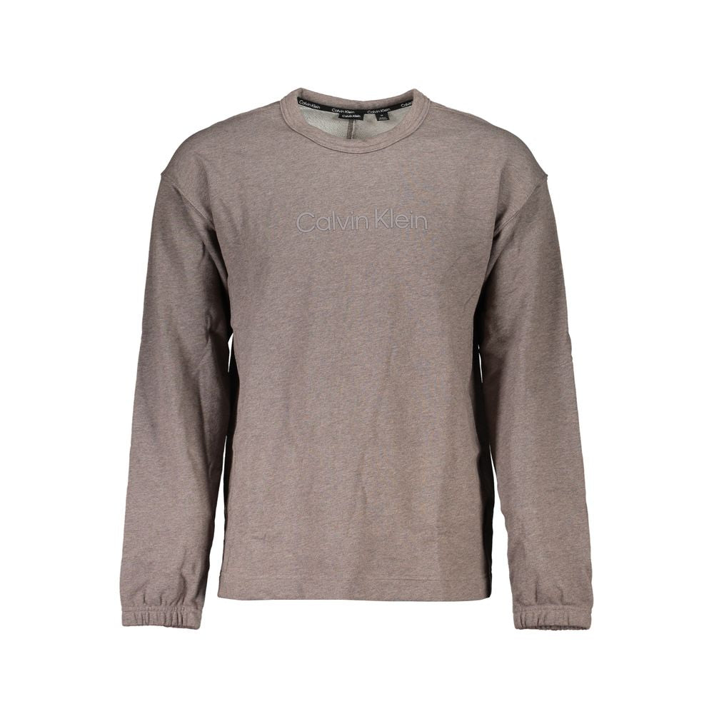 Marrone Cotton Men Sweatshirt