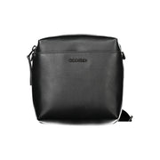 "Nero Poliuretano Men Shoulder Bag"
