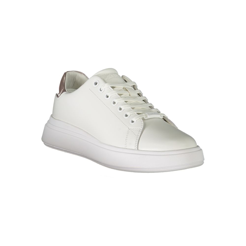 White Leather Women Sneaker