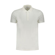 White Cotton Mens Polo Shirt