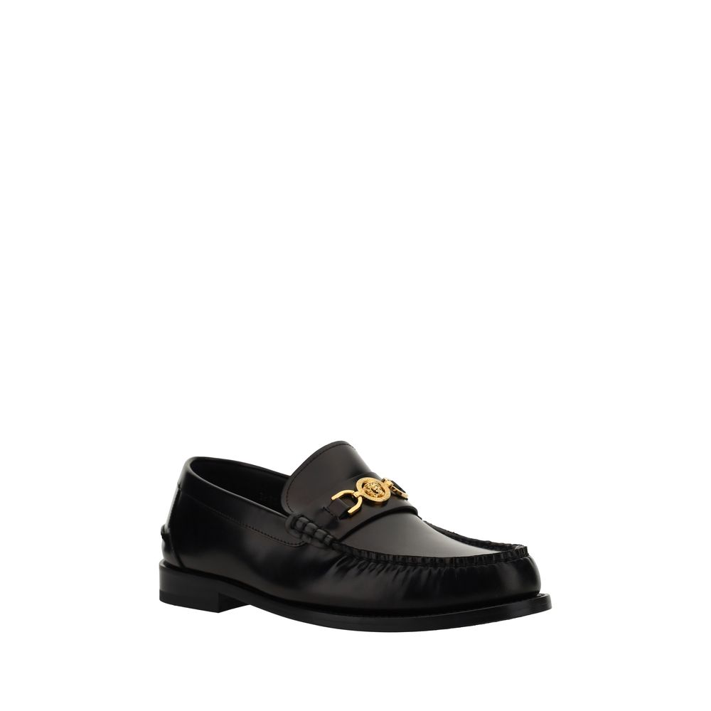 Sorte Bos Taurus Slip-On Loafers i Kalveskind