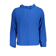 Blue Polyester Men's Sports Jacket