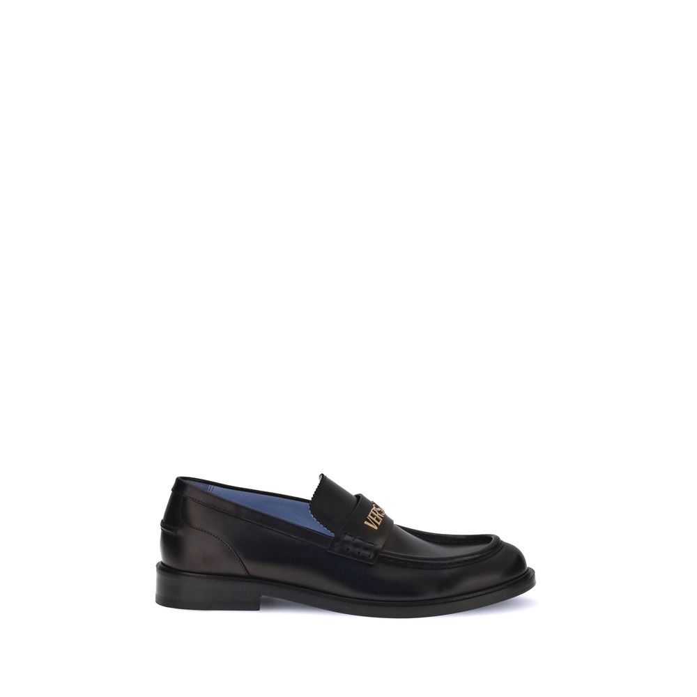 Sorte Bos Taurus Slip-On Loafers i Kalveskind