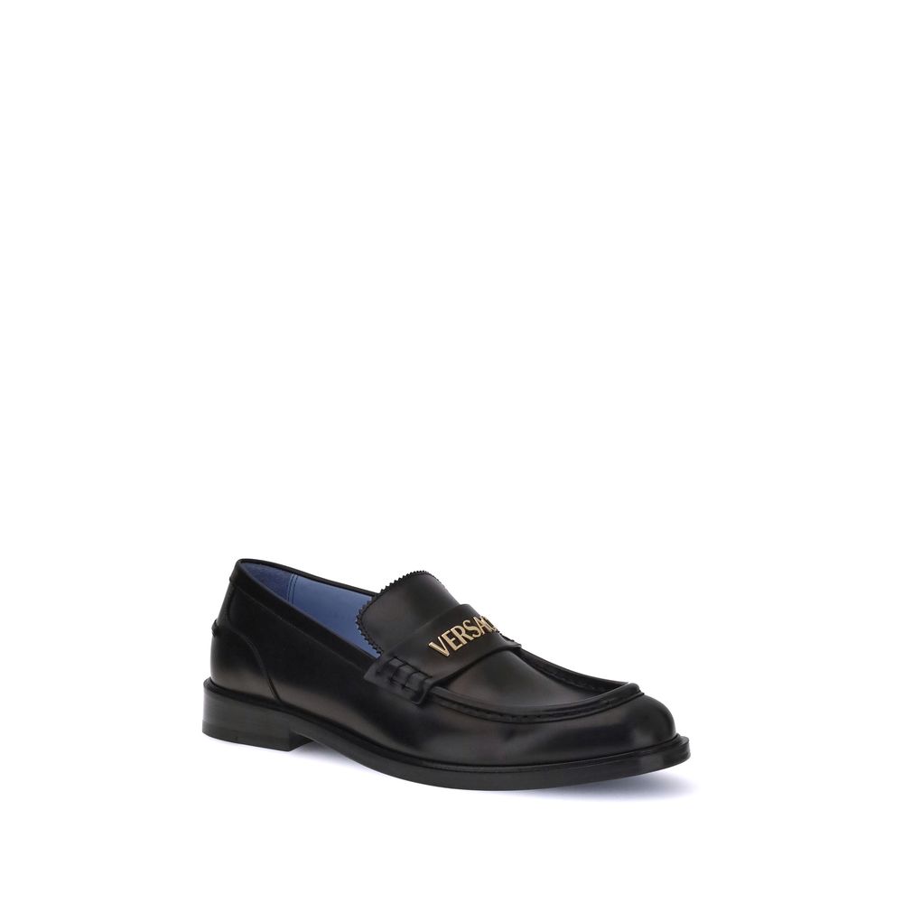 Sorte Bos Taurus Slip-On Loafers i Kalveskind