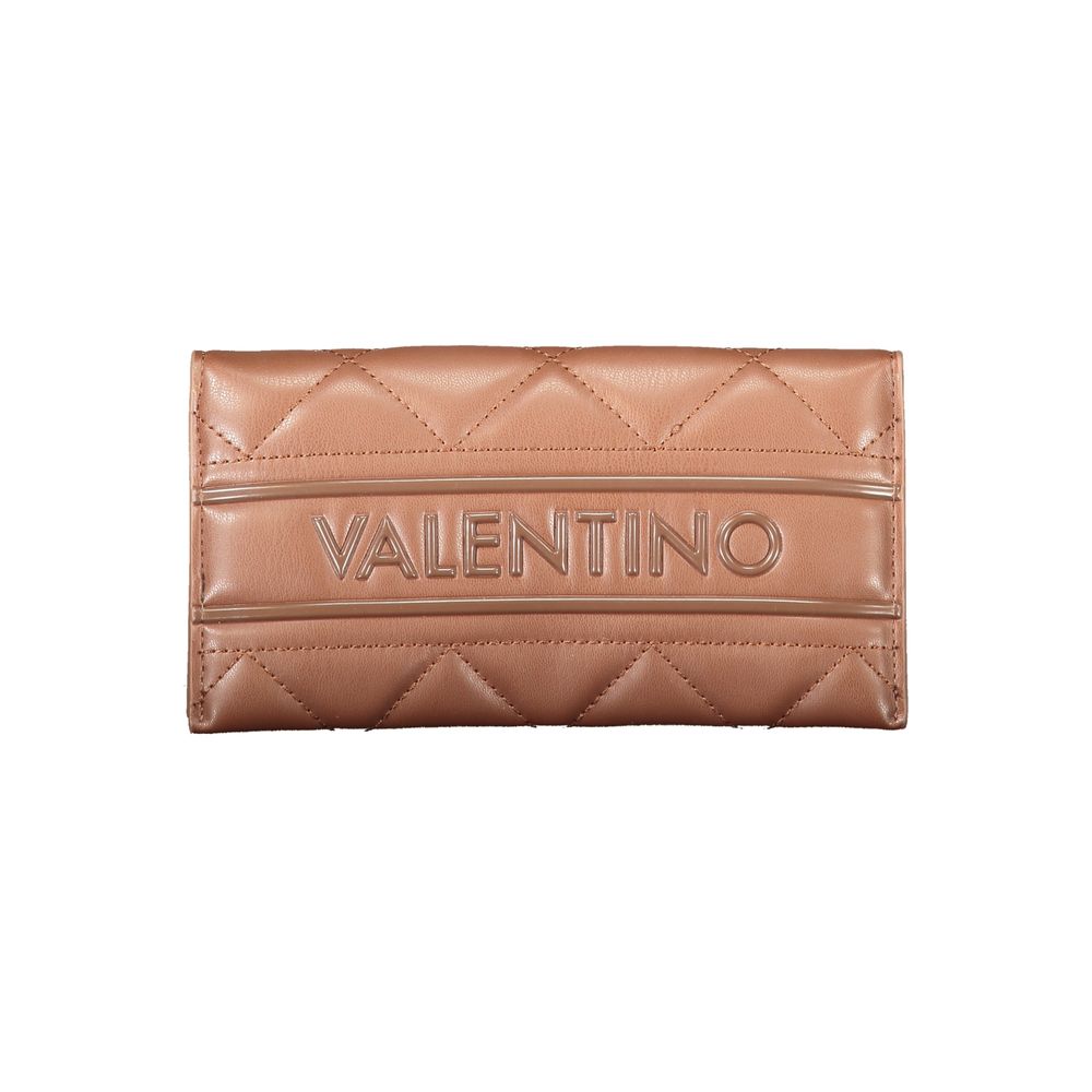 Marrone Polyurethane Women Wallet