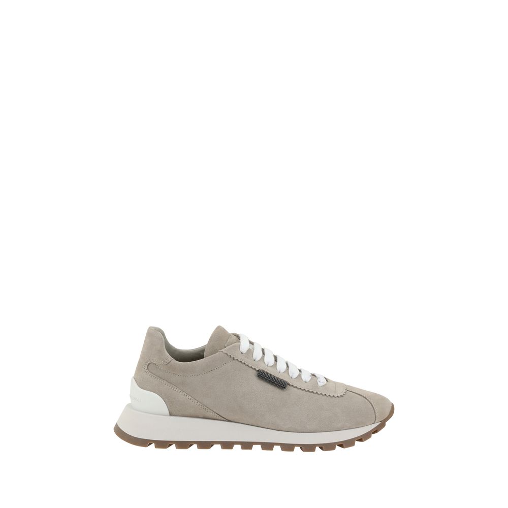 Beige Rubber Sneakers