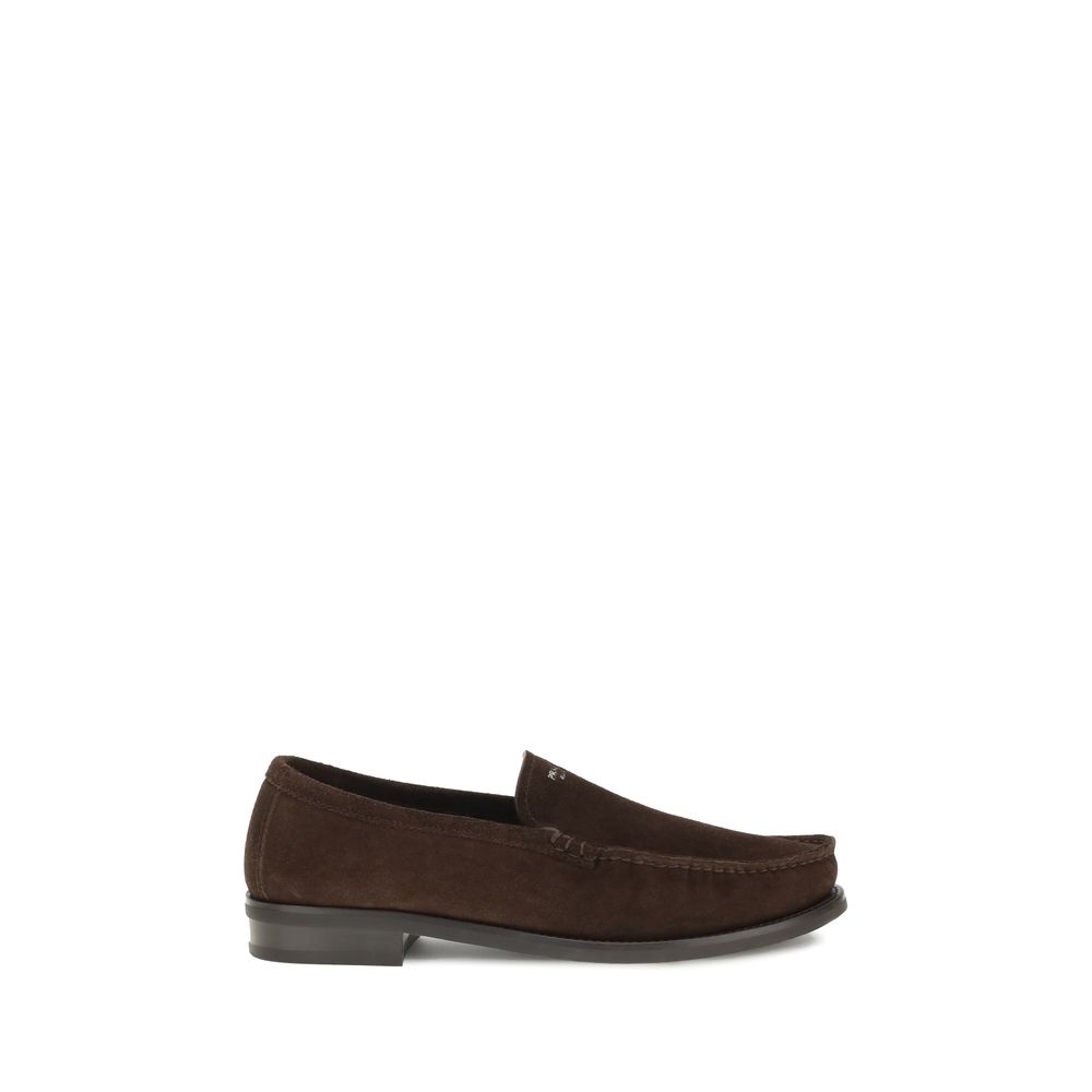 Brune Bos Taurus Slip-On Loafers i Kalveskind