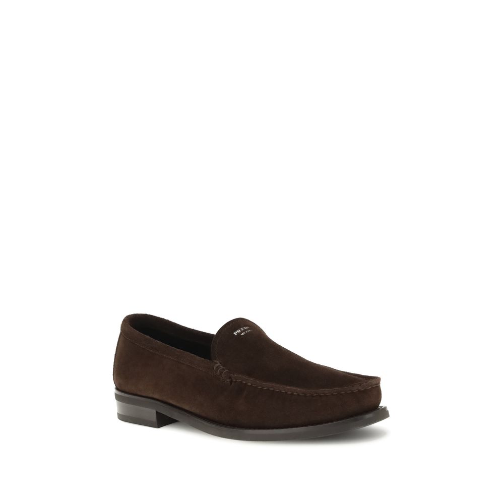 Brune Bos Taurus Slip-On Loafers i Kalveskind