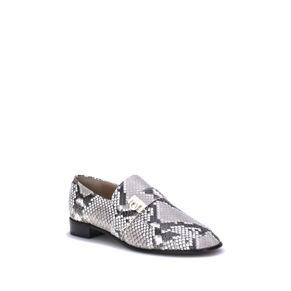 Flerfarvede Slip-On Loafers i Gedeskind
