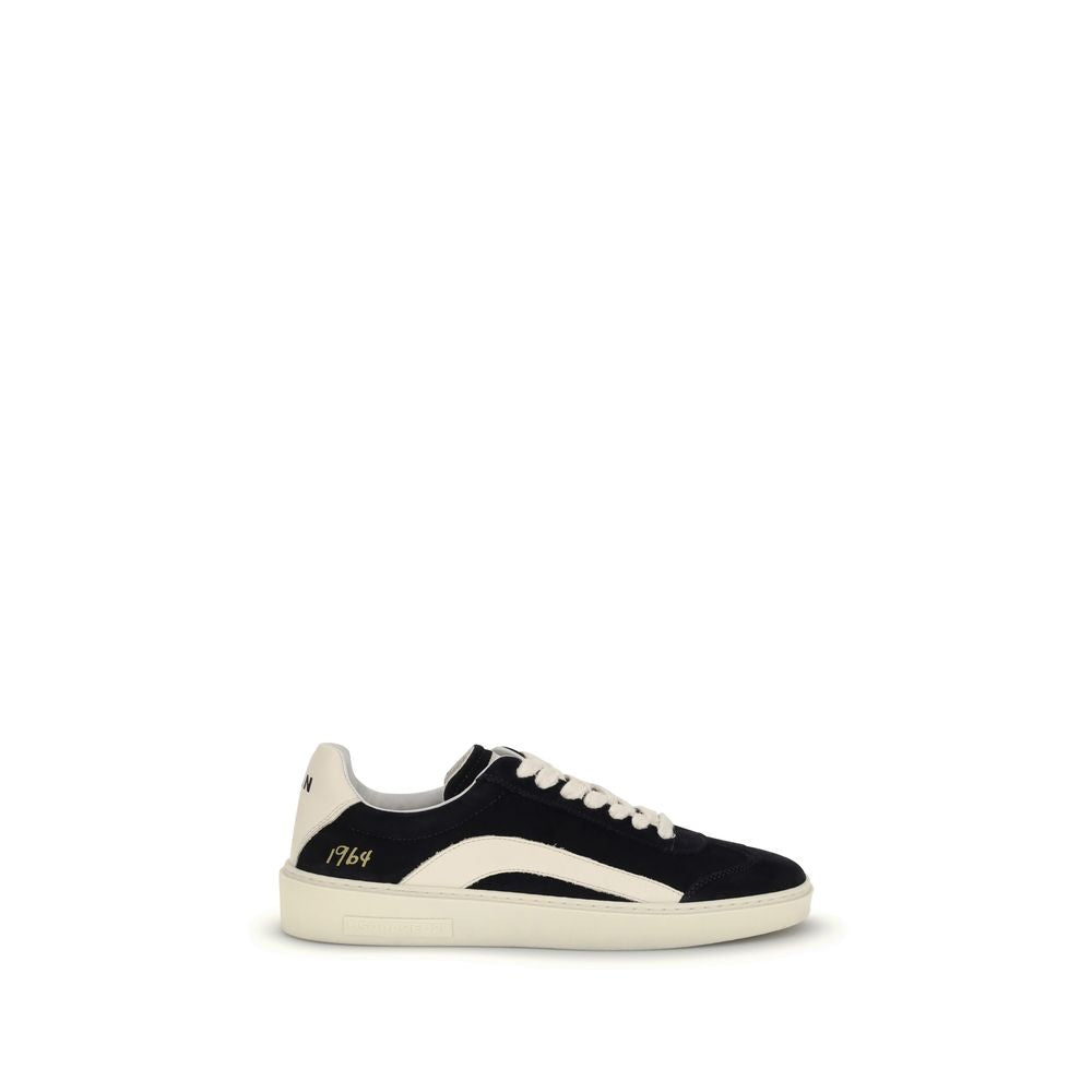 Sorte Bos Taurus Low Top Sneakers i kalveskind