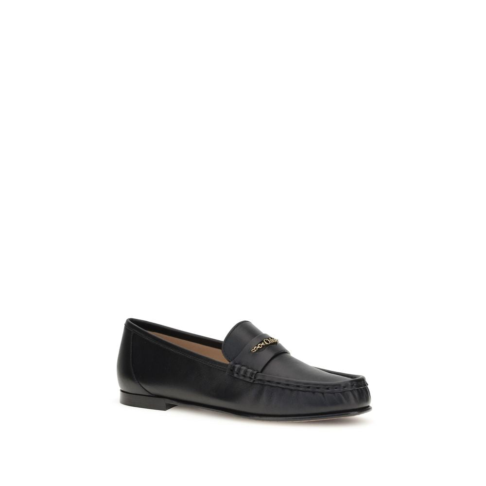 Sorte Bos Taurus Slip-On Loafers i Kalveskind