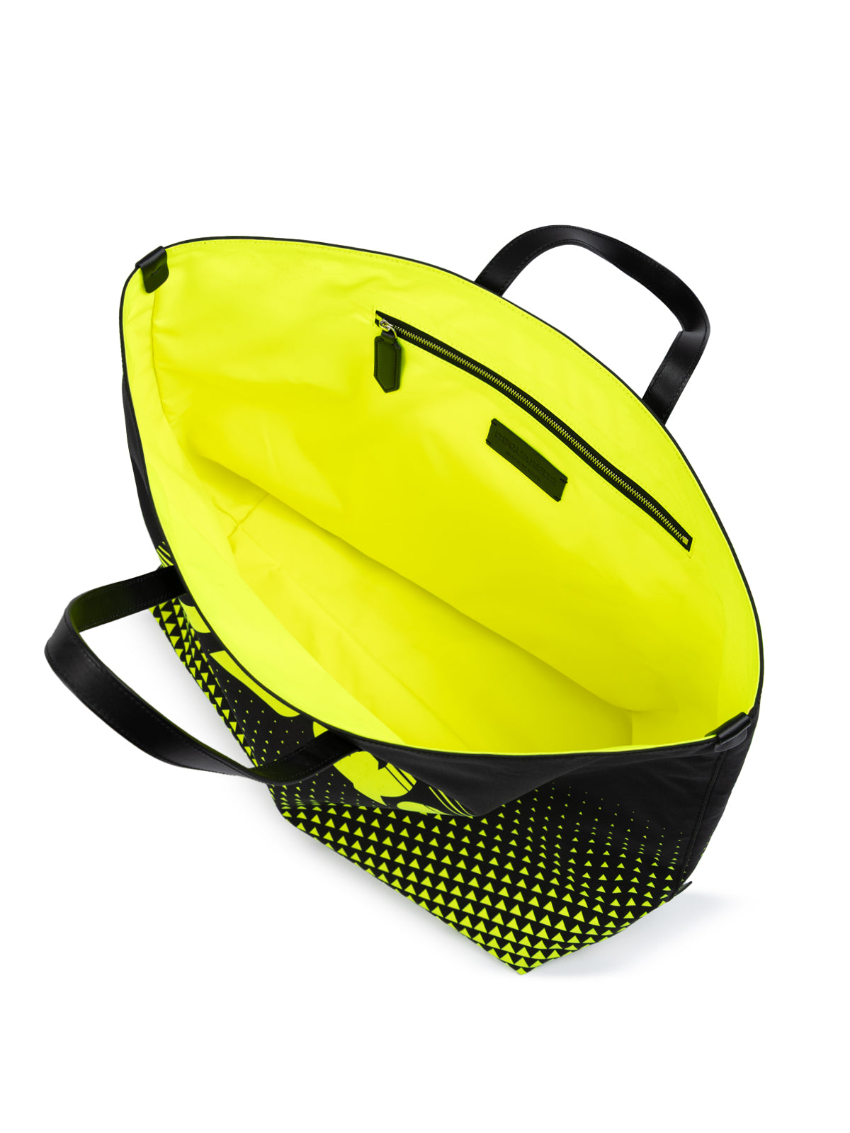 Tofarvet polyester logo indkøbstaske