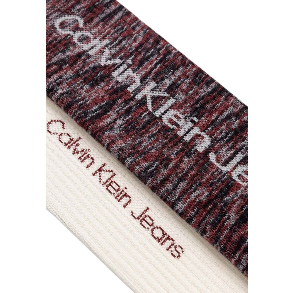 Cremefarvede bomuldssokker