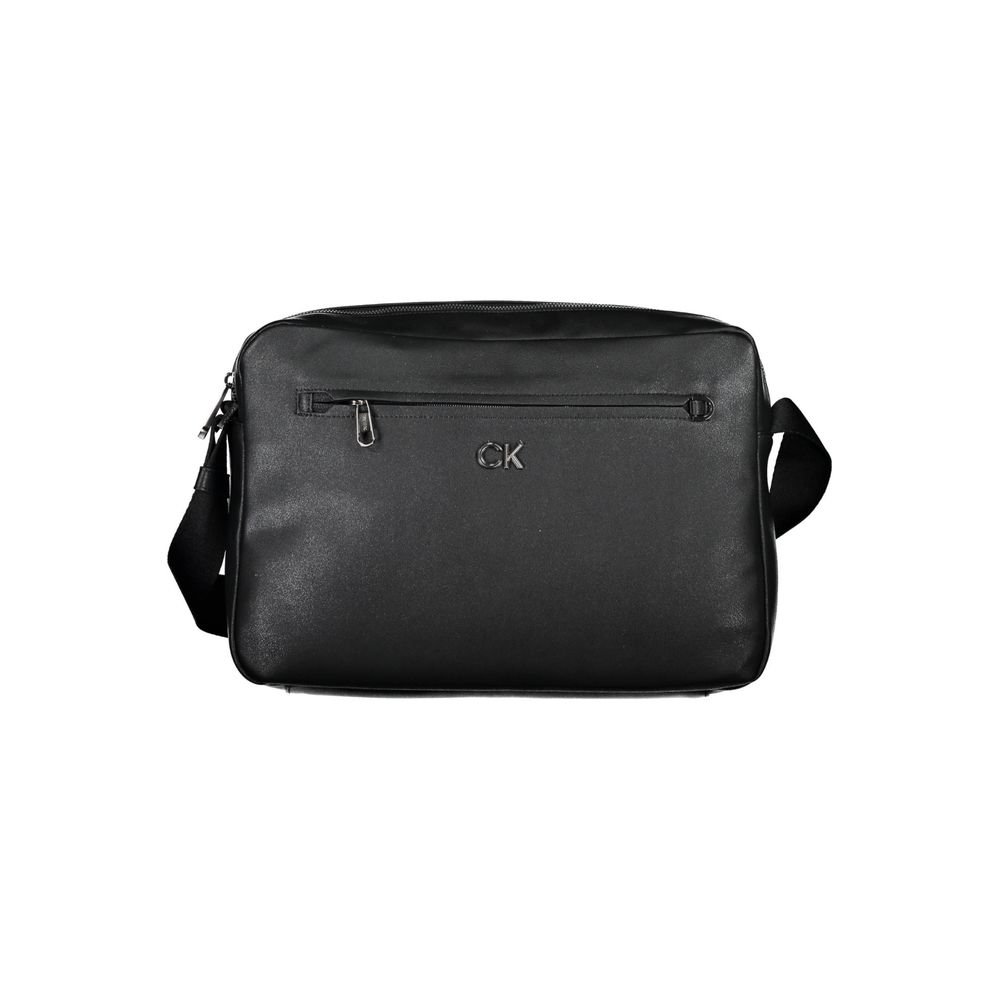 Nero Recycled Polyester Men Briefcase