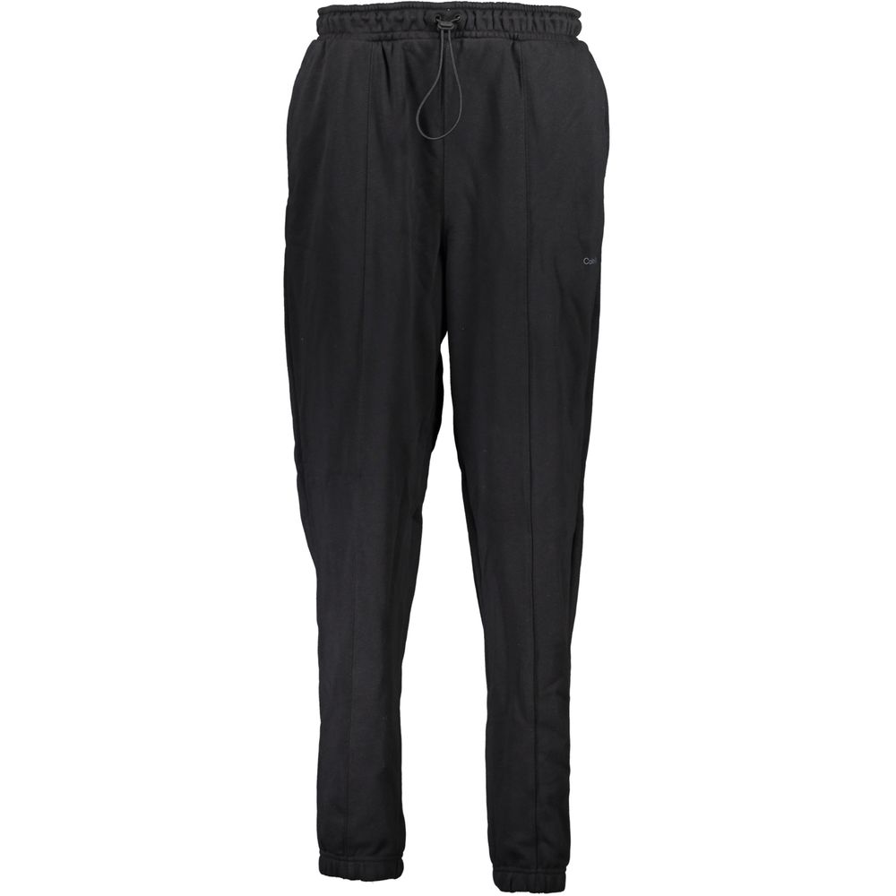 Black Cotton Women Sweatpants