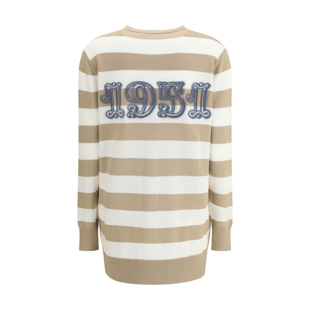 Flerfarvet fleece uldcardigan