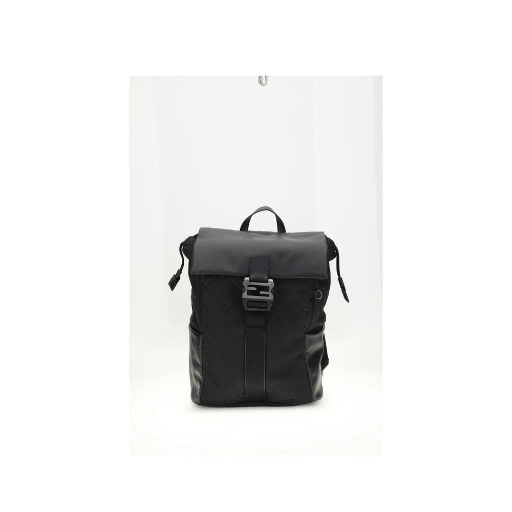 Sort nylon skuldertaske