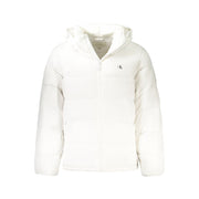Bianco Poliammide Men's Jacket