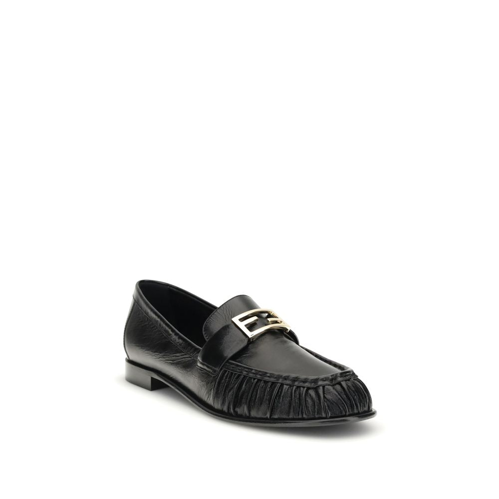 Sorte Bos Taurus Slip-On Loafers i Kalveskind