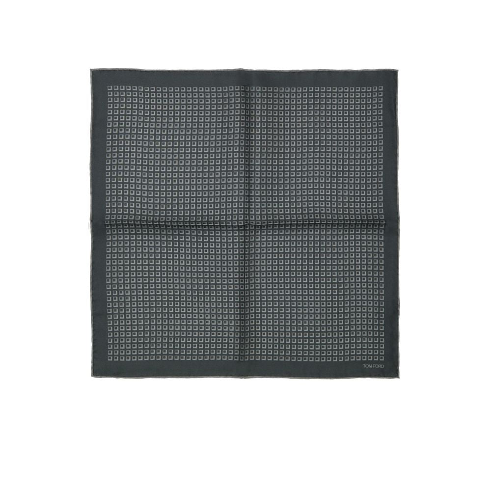 Grøn silkelommeklud