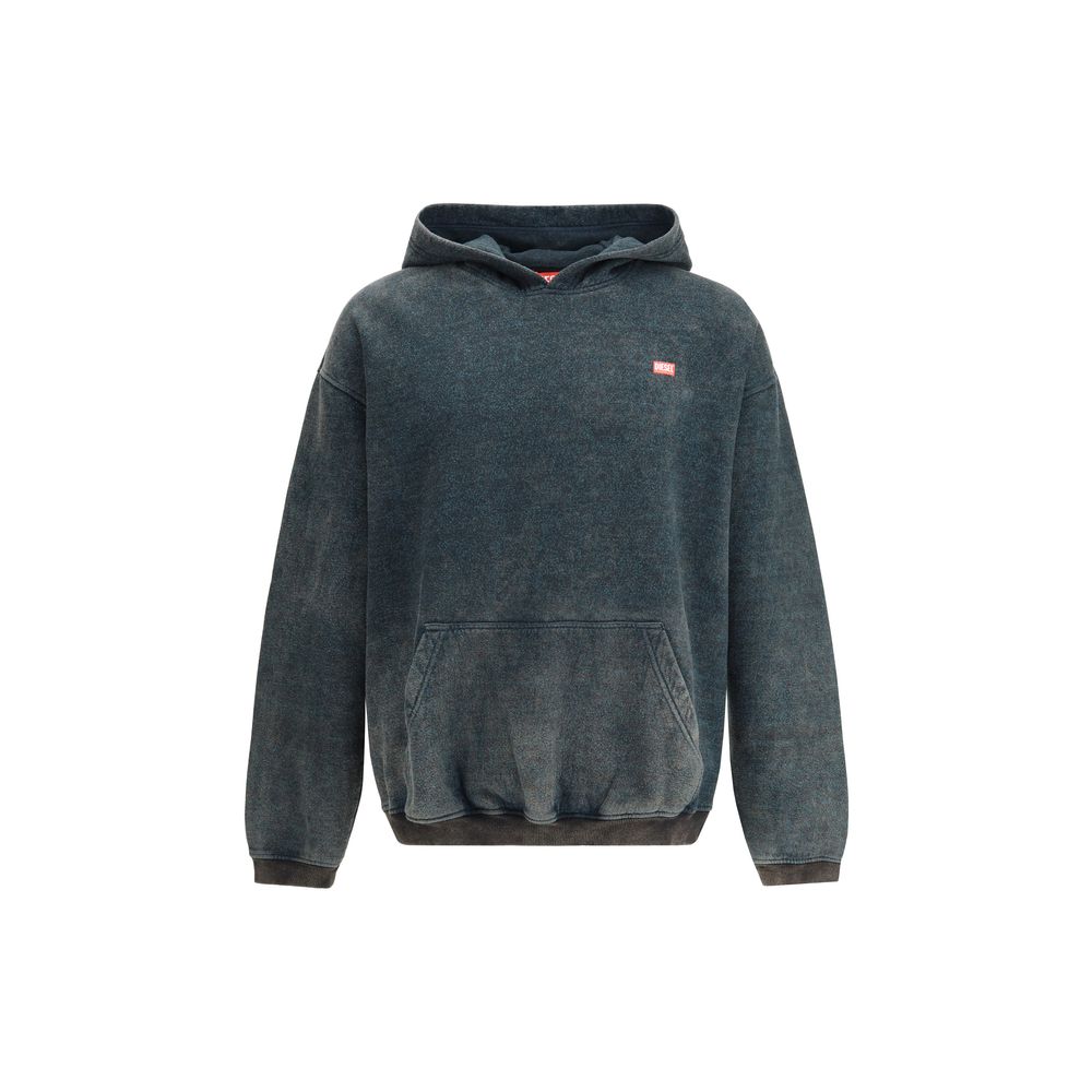 Sort polyester-sweatshirt