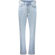 Blue Cotton Women Jeans