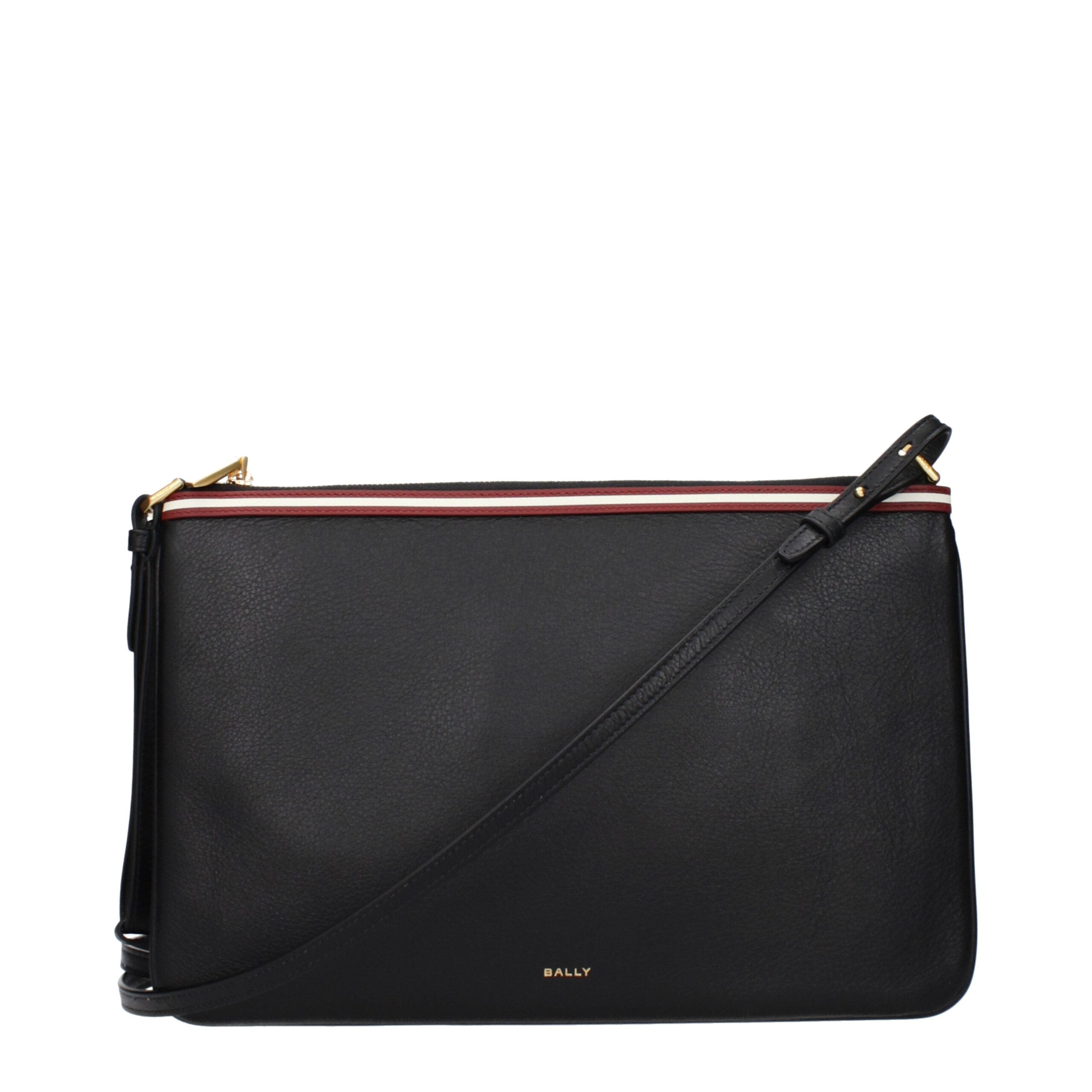 Black Leather Crossbody Bag