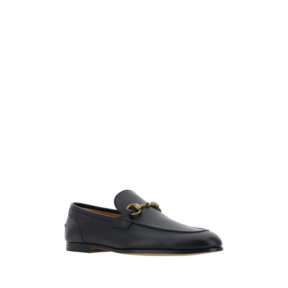 Sorte Bos Taurus Slip-On Loafers i Kalveskind