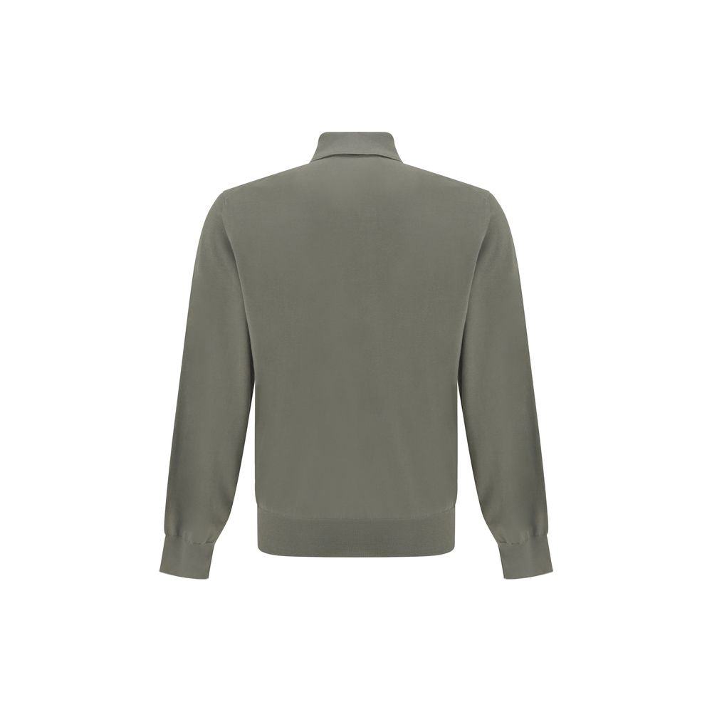 Grøn bomulds kortærmet skjorte