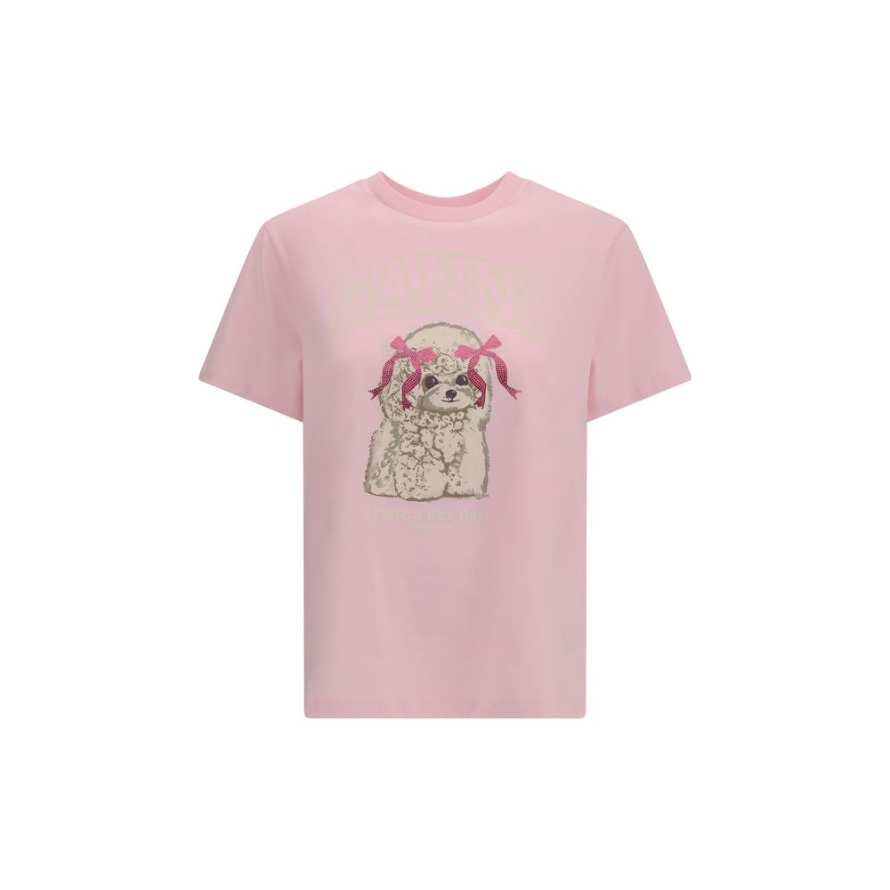 Flerfarvet bomulds-T-shirt