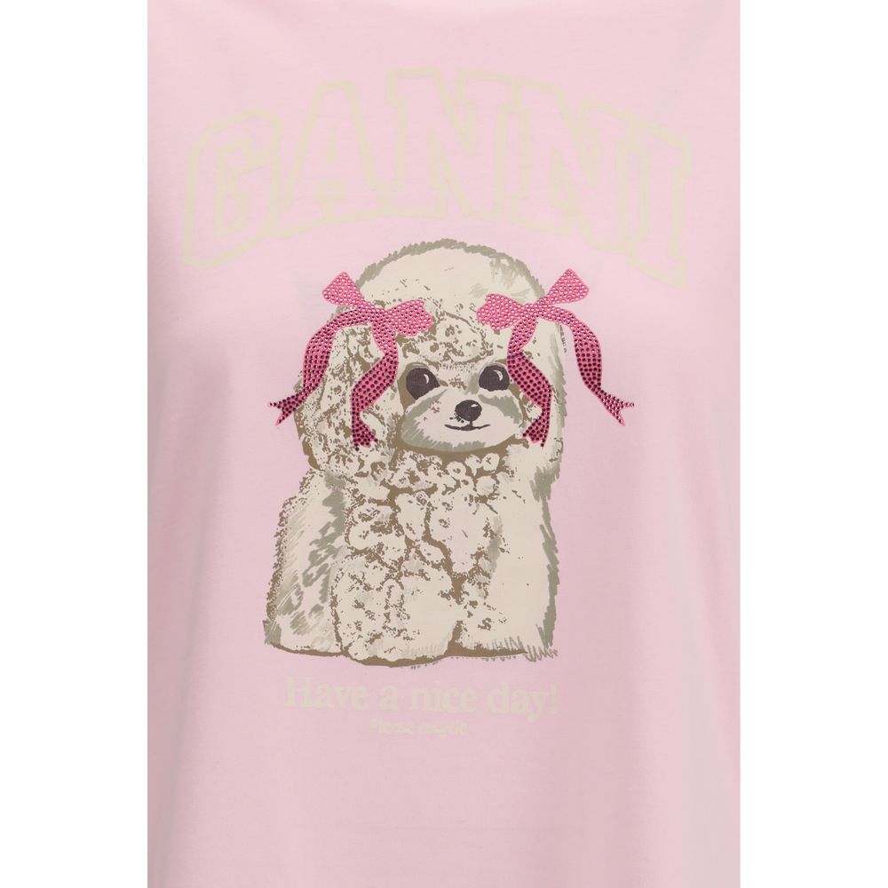 Flerfarvet bomulds-T-shirt