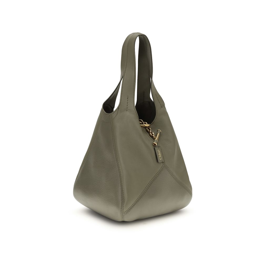 Grøn Buffalo læder skuldertaske