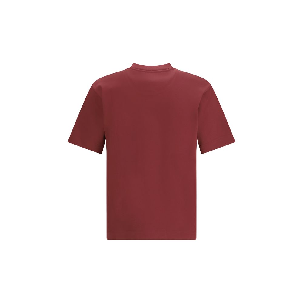 Bordeaux bomulds-T-shirt