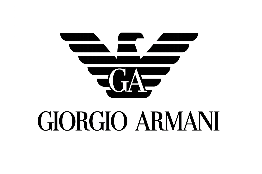 Armani orginal logo black white